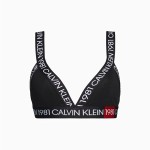 Podprsenka bez kostice QF5447E-001 černá – Calvin Klein
