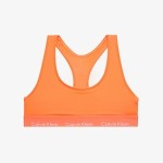 Sportovní podprsenka QF1659E-6TQ oranžová – Calvin Klein