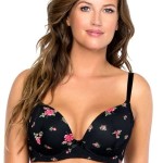 Dámská podprsenka Parfait 2801 Casey Black print 30 DD Černá