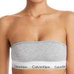 Calvin Klein Podprsenka Bandeau Grey