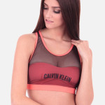 Calvin Klein Sportovní Plavková Podprsenka Hot Coral