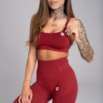 Gym Glamour Podprsenka Seamless Bordo