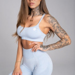 Gym Glamour Podprsenka Seamless Dream Blue