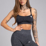 Gym Glamour Podprsenka Seamless Grey Melange