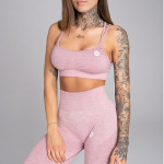 Gym Glamour Podprsenka Seamless Pink Melange