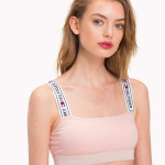 Tommy Hilfiger Podprsenka Bralette Pudrová