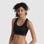 Dámská podprsenka CHAMPION CROP TOP SEAMLES BRA – CHAMPION – černá