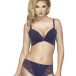 Dámská push-up podprsenka bez kostic Konrad New Chloe Dark Blue