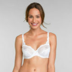 Dámská krajková podprsenka s kosticemi PLAYTEX UNDERWIRE MICRO BRA – PLAYTEX – bílá