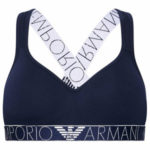 Bralette podprsenka 163995 1P227 00135 námořnická modrá – Emporio Armani