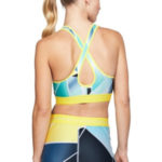 Dámské podprsenky Armour Mid Crossback Print SS18 – Under Armour