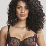 Dámská podprsenka Panache 7255 black/fig 34 DD Dle obrázku