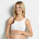Seamless těhotenský top 5100 bílá – Anita Maternity