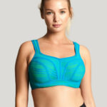 Sportovní podprsenka Wired Bra teal/lime 5021C