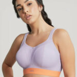 Sportovní podprsenka Non Wired Bra lilac/orange 7341B