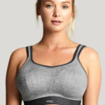 Sportovní podprsenka Non Wired Bra charcoal marl 7341B