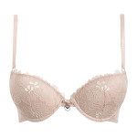 Podprsenka push-up Lace 162394 CC204 03050 tělová – Emporio Armani