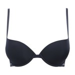 Podprsenka push-up Microfiber 162394CC235 tmavě modrá T|O Emporio Armani