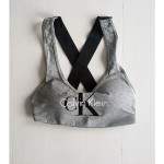 Podprsenka sportovní Bralette Lightly Lined QF1643E-IL7 šedá – Calvin Klein