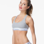 Podprsenka sportovní Bralette Modern Cotton F3785E020 šedá – Calvin Klein