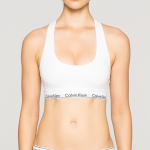 Sportovní podprsenka Modern Cotton F3785E bílá T|O Calvin Klein